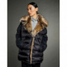 Giacche e cappotto in poliammide nero - XL