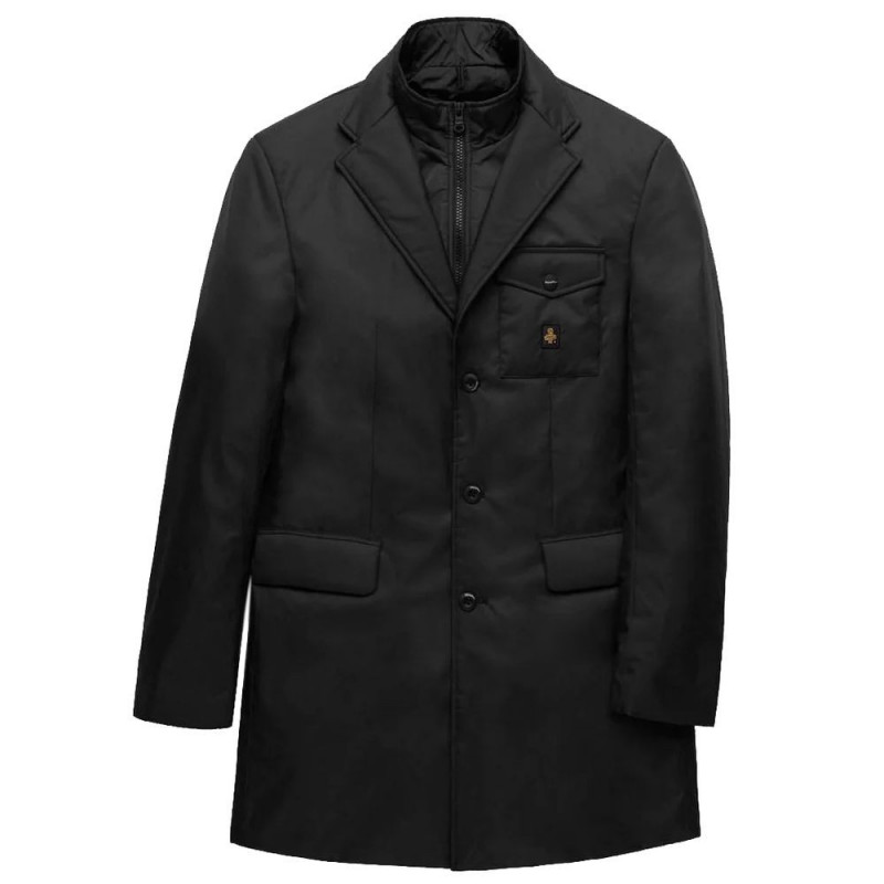 Giacca in nylon nero - XXL
