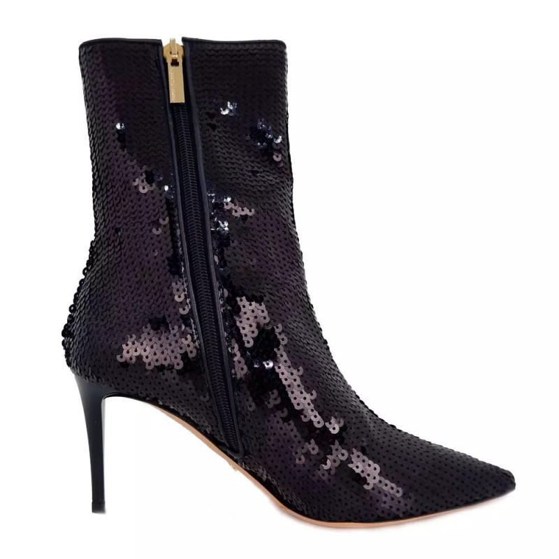 Stivale in pelle di vitello nera - EU35/US5