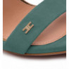 Sandalo In Pelle Di Vitello Verde - EU35.5/US5.5