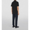 Polo in cotone nero - XS