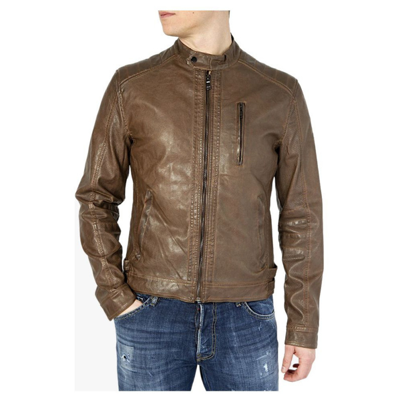 Giacca in polietilene marrone - XXL