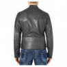 Giacca in polietilene nero - S
