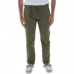 Jeans e pantaloni in cotone verde - W40