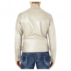 Giacca in polietilene beige - S