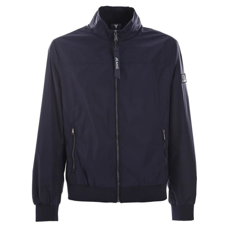Giacca in nylon blu - M
