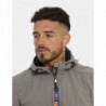 Giacca in nylon grigio - S