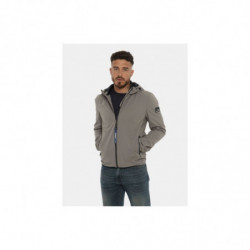 Giacca in nylon grigio - 3XL
