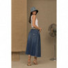 Gonna in cotone blu - W32 - IT46