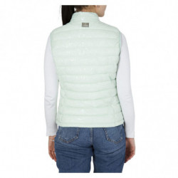 Gilet in nylon verde - L