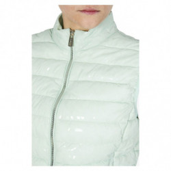Gilet in nylon verde - L