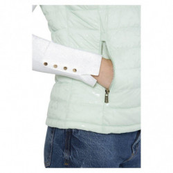 Gilet in nylon verde - L