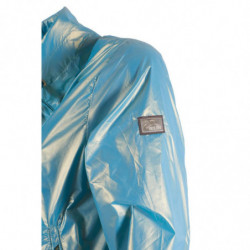 Giacche e cappotto in nylon azzurro - L