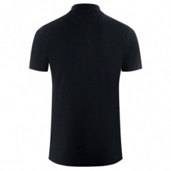 Polo in cotone nero - L