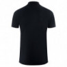 Polo in cotone nero - L