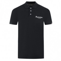 Polo in cotone nero - XL