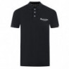 Polo in cotone nero - XL