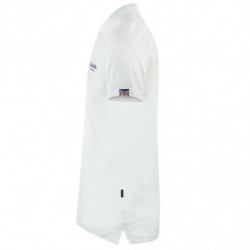 Polo in cotone bianco - L