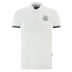 Polo in cotone bianco - L