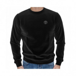 Maglione in cotone nero - M