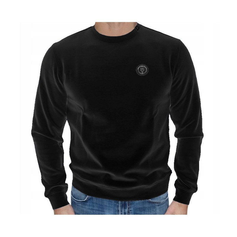 Maglione in cotone nero - M