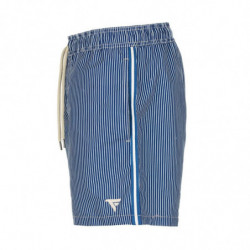 Costume da bagno in poliestere blu - L