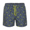 Costume da bagno in poliestere blu - L