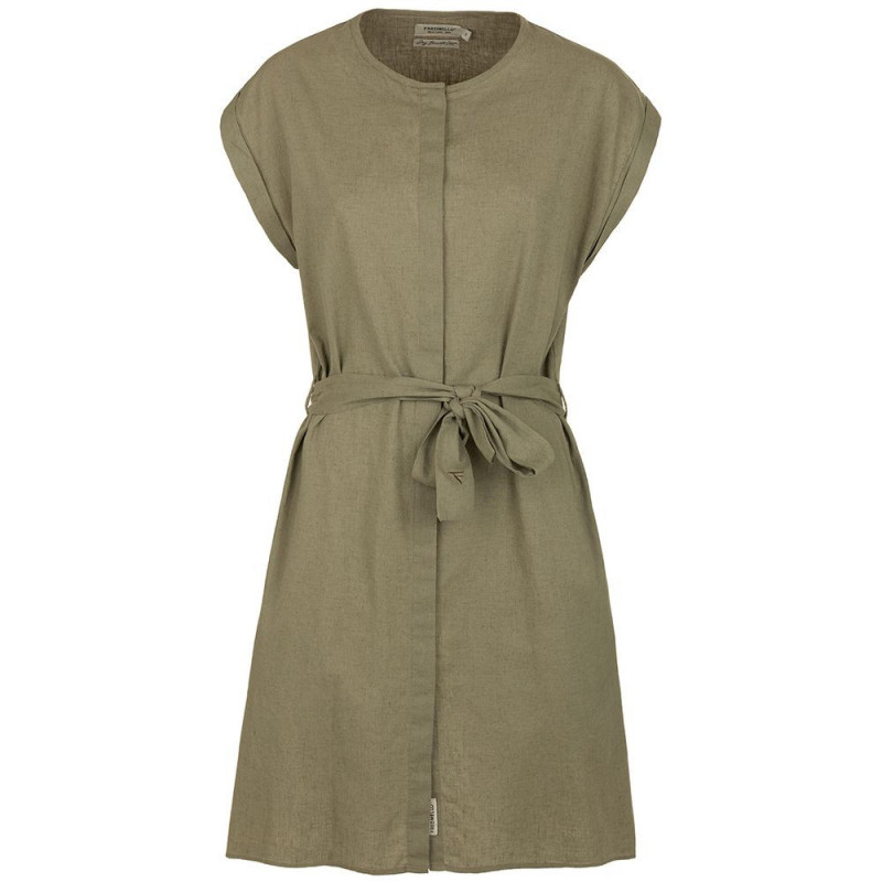 Abito in cotone verde - L