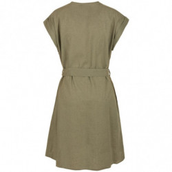 Abito in cotone verde - L