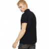 Polo in cotone nero - L