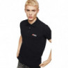 Polo in cotone nero - L