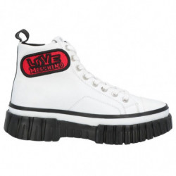 Sneaker in pelle bianca -...