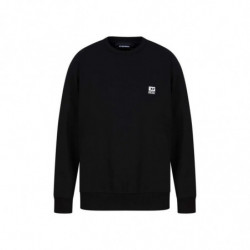 Maglione in cotone nero - 3XL