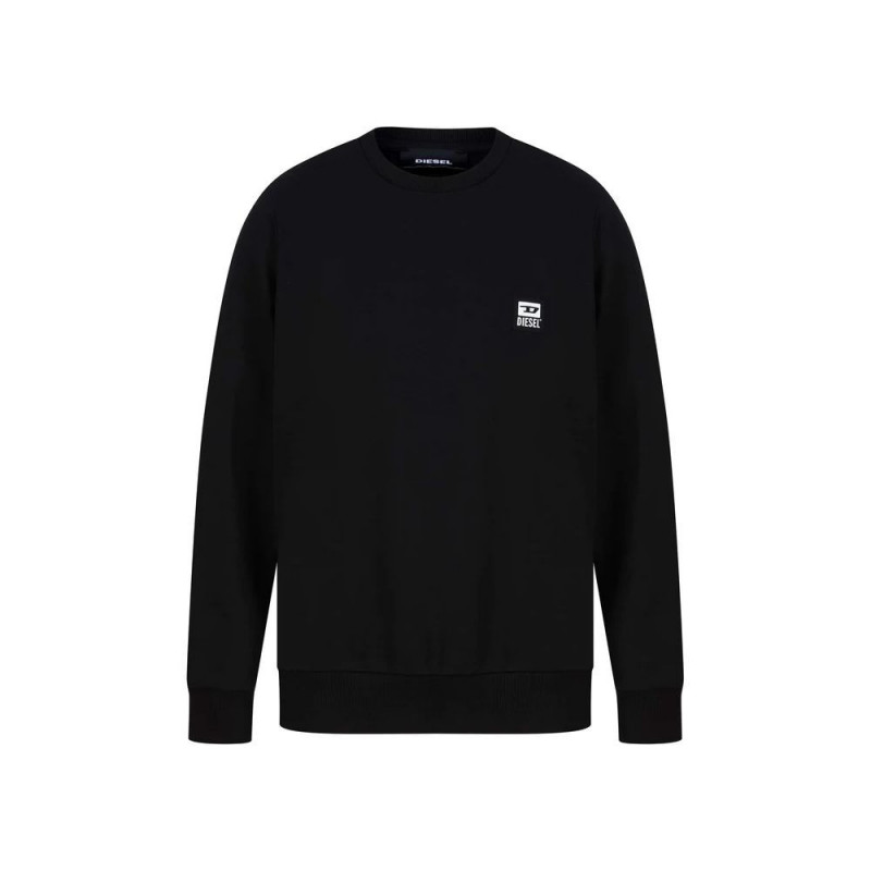 Maglione in cotone nero - 3XL