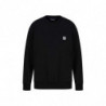 Maglione in cotone nero - 3XL