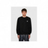 Maglione in cotone nero - 3XL