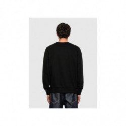 Maglione in cotone nero - 3XL