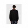 Maglione in cotone nero - 3XL