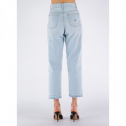 Jeans e pantaloni in cotone azzurro - W26