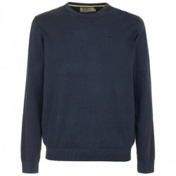 Maglione in cotone blu - S