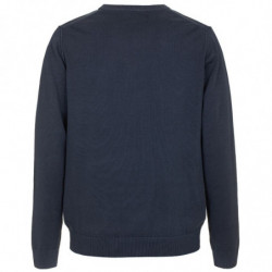 Maglione in cotone blu - S