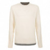 Maglione in cotone beige - L