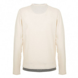 Maglione in cotone beige - L