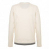Maglione in cotone beige - L