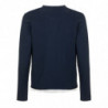 Maglione in cotone blu - S