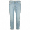 Jeans e pantaloni in cotone azzurro - W31