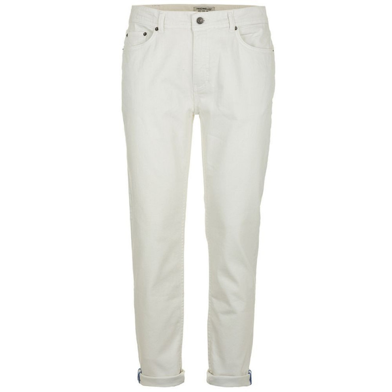 Jeans e pantaloni in cotone bianco - W32