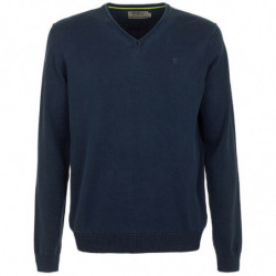 Maglione in cotone blu - XXL