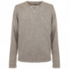 Maglione di cotone grigio - S