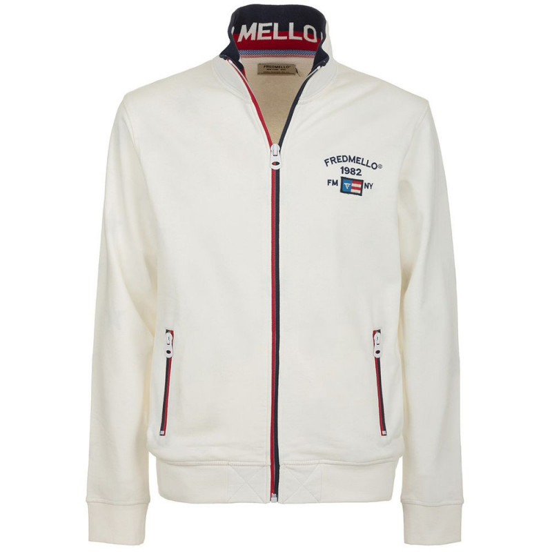 Maglione in cotone bianco - S